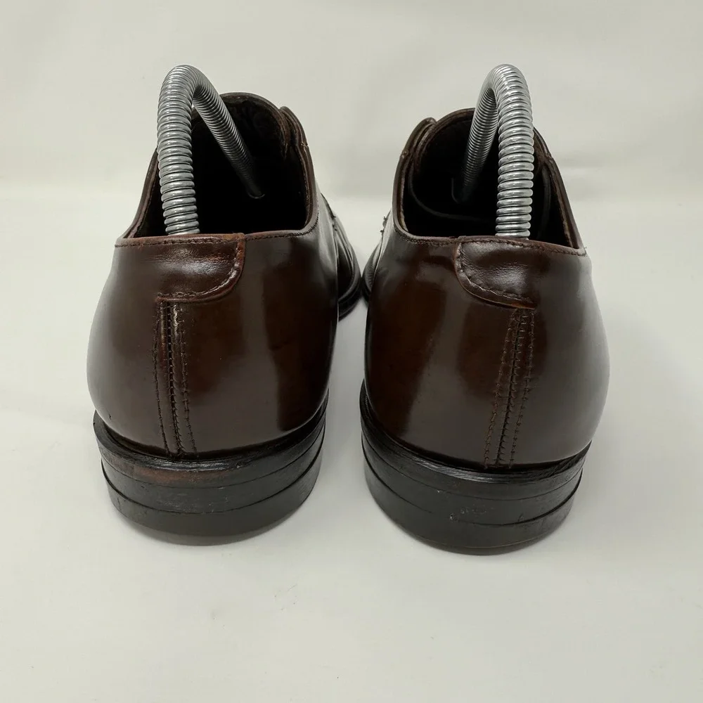 Vintage O'Sullivan Executive Imperials Mens Leather Oxford‎ Size 6.5D Brown USA
